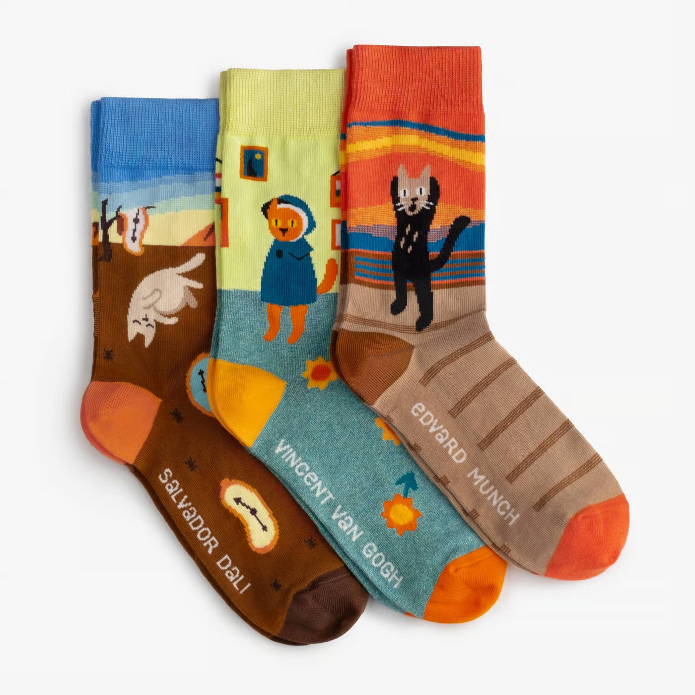 Cat Art Low Socks Set-3