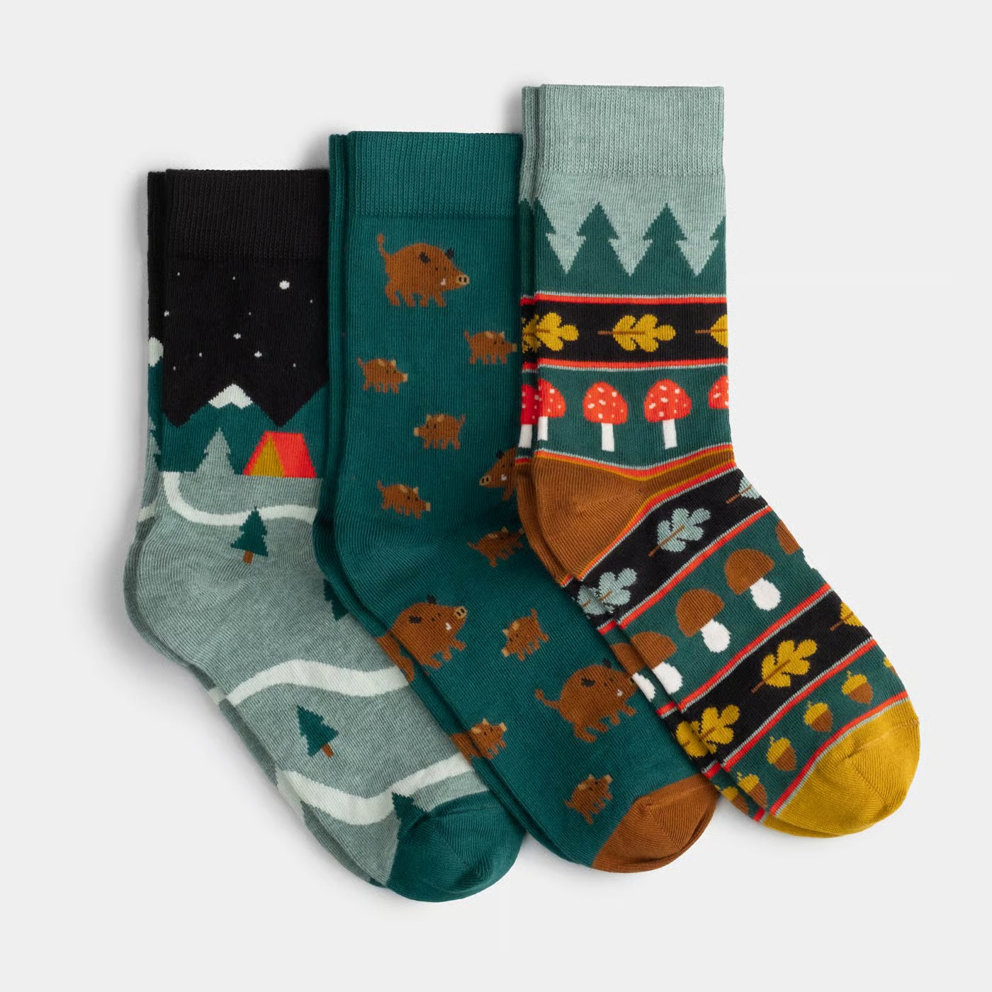 Camping Socks 3-Pack