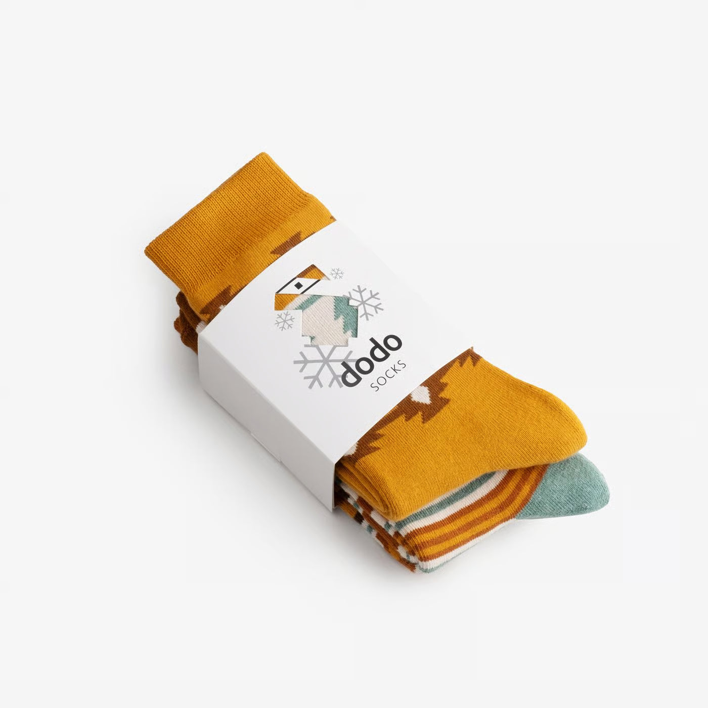 Golden Groove 2 pcs High warm Socks